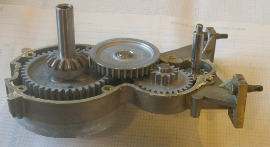 Kenwood Chef A701A conversion - gears before conversion